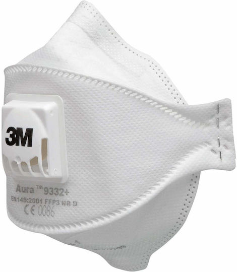 3Μ  9332+/FFP3 Επαγγελματική μάσκα προστασίας με βαλβίδα εκπνοής