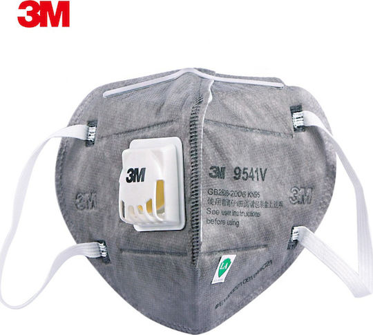 3Μ 9541V ΕΠΑΓΓΕΛΜΑΤΙΚΗ ΜΑΣΚΑ ME ΦΙΛΤΡΟ ΕΝΕΡΓΟΥ ΑΝΘΡΑΚΑ ΚΑΙ ΒΑΛΒΙΔΑ ΕΚΠΝΟΗΣ